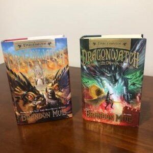 Dragonwatch Brandon Mull Hardcover Books Pre-Owned Bundle of Two.